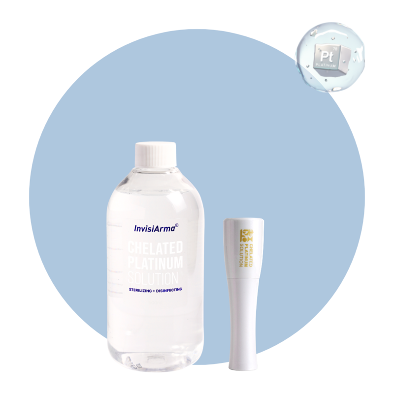 空氣殺菌套裝 - 螯合鉑金液 500ML + iMagic